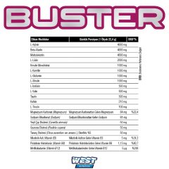 Buster Preworkout + Tribu90 Tribulus 90 Tablet Paketi