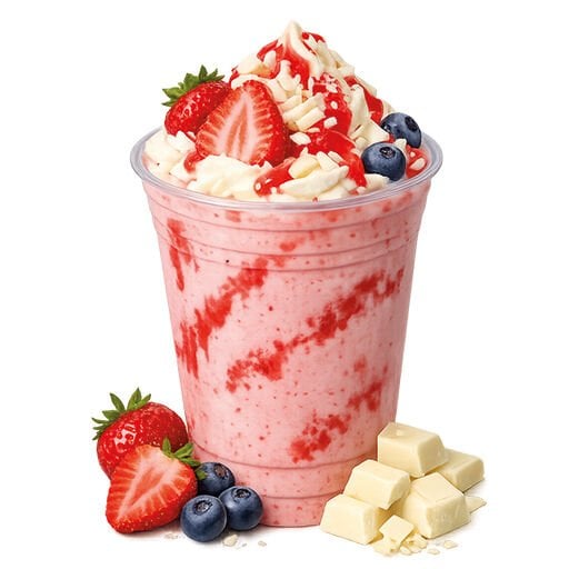 Çilek Yabanmersini Milkshake