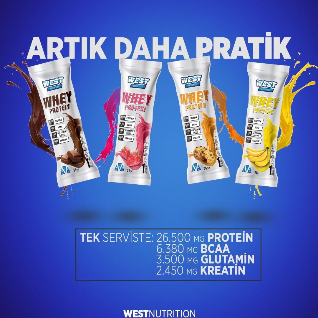 Whey Protein Tozu Şase 36 gr Tek Kullanımlık