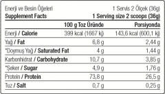 Whey Protein Tozu 648 gr 18 Servis Şase