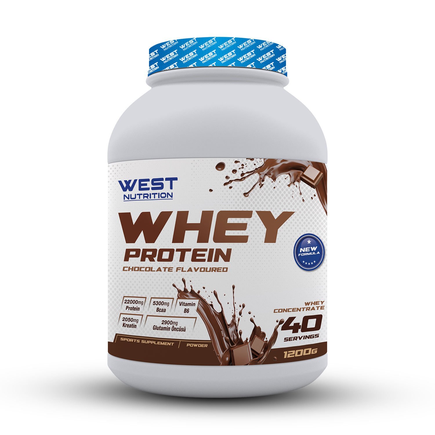 Whey Protein Tozu 1200 gram 40 Servis