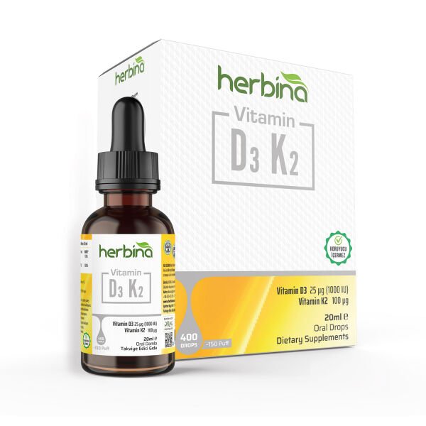 D3 K2 Vitamini Damla 20 ml