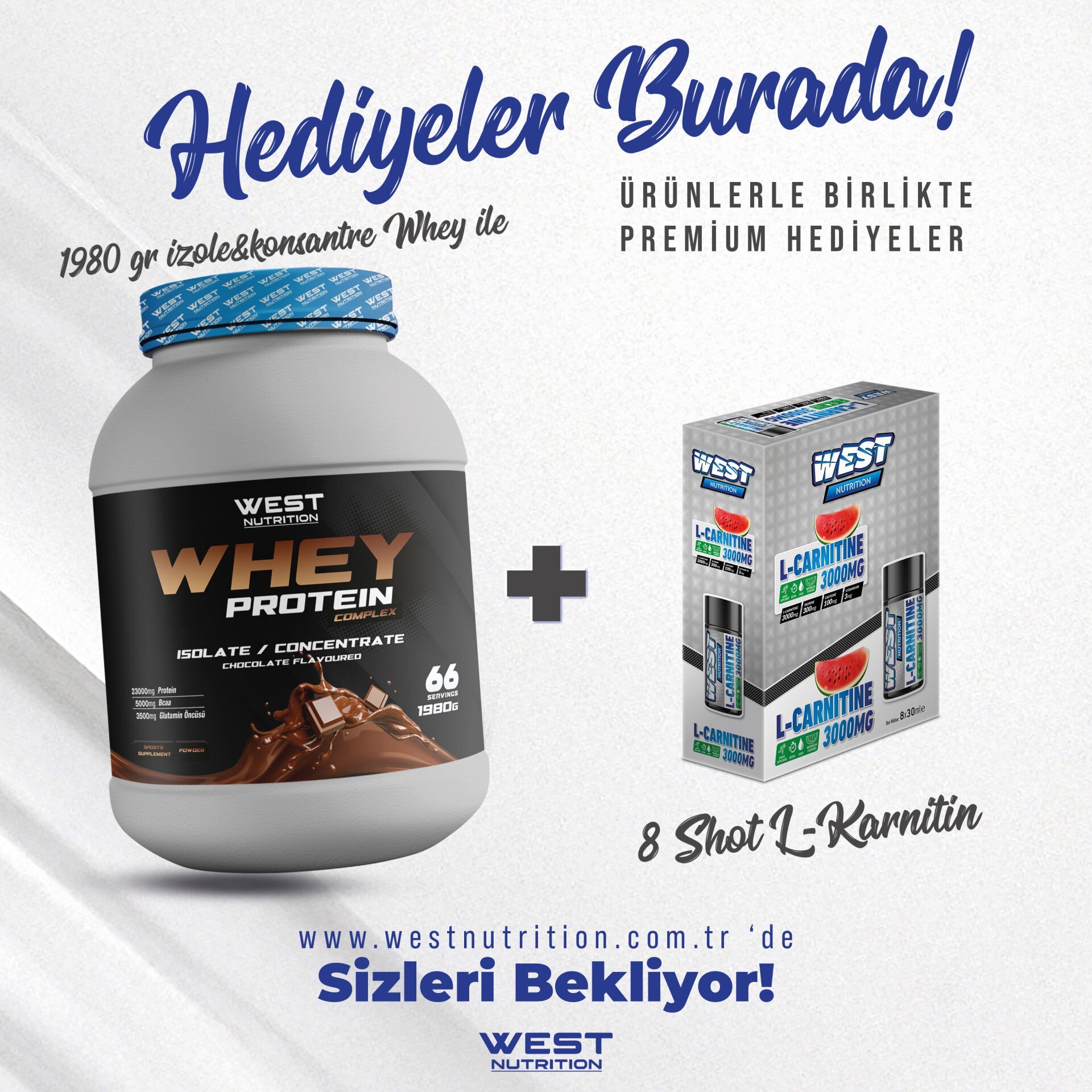 Kompleks Protein Tozu - Whey Complex İzole & Konsantre 66 Servis 1980 gr