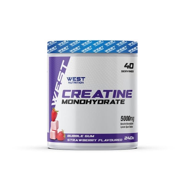 Kreatin Monohdirat 240 gr 40 Servis Bubble Gum & Çilek