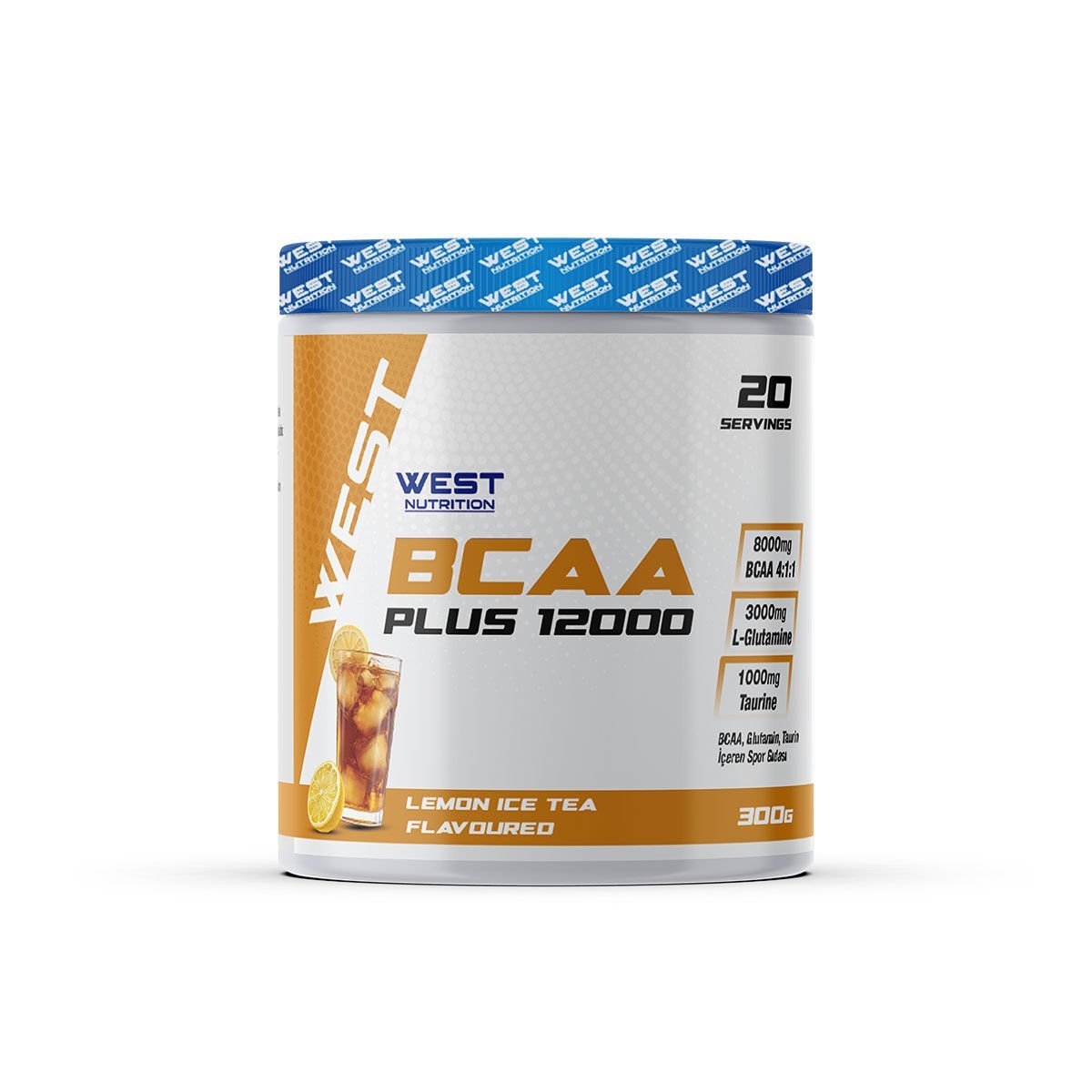 Bcaa Plus 12000 Glutamin Taurin 300 gr (20 Servis) İce Tea Limon