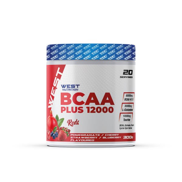 Bcaa Plus 12000 Glutamin Taurin 300 gr (20 Servis) Aroma Seçenekli