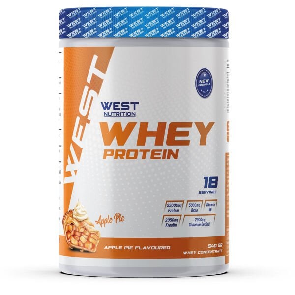Whey Protein Tozu 540 gr 18 Servis Apple Pie Elmalı Turta