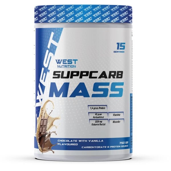 SUPPCARB MASS Karbonhidrat Tozu 750 gr 15 Servis