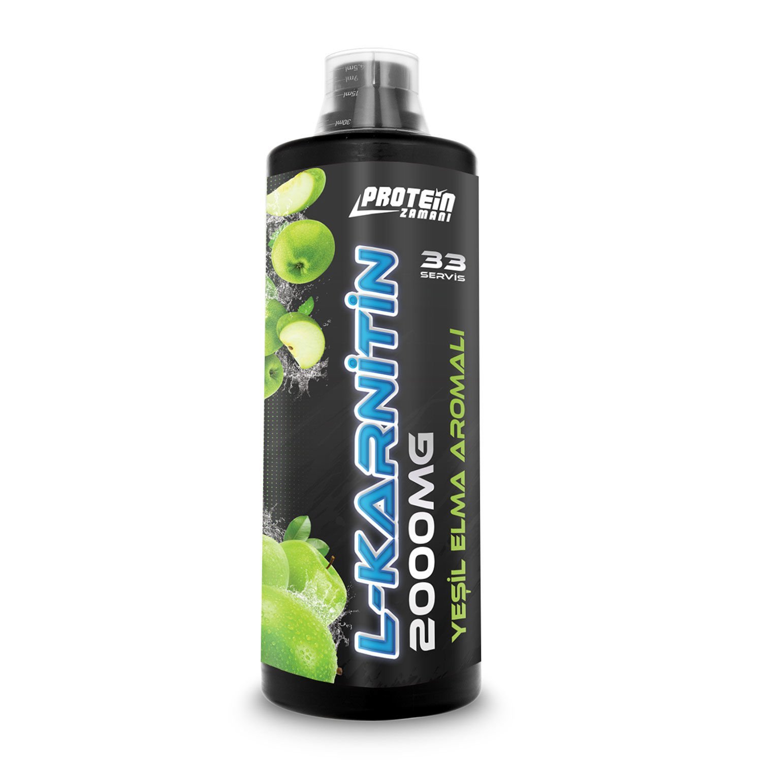 L-Karnitin 2000 mg 1000 ml Yeşil Elma Aromalı
