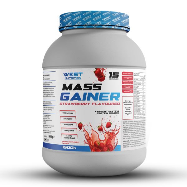Mass Gainer Karbonhidrat Tozu 1500 gr 15 Servis Çikolata - Tek Servis Whey Protein Tozu