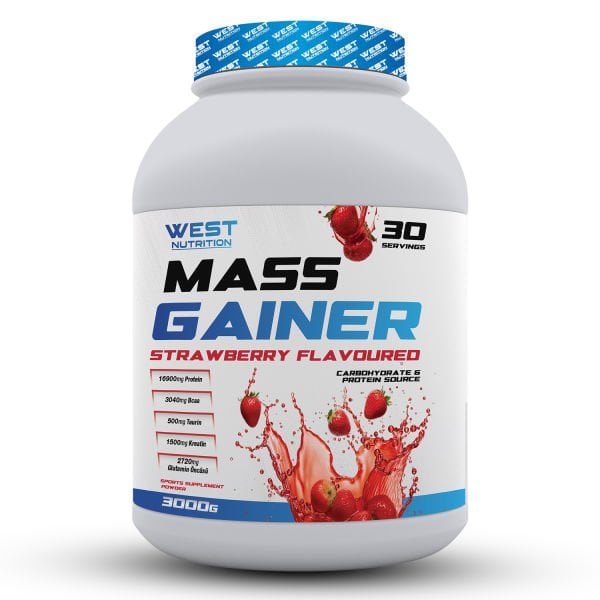 Mass Gainer Karbonhidrat Tozu 3000 gr 30 Servis Çikolata - Tek Servis Whey Protein Tozu