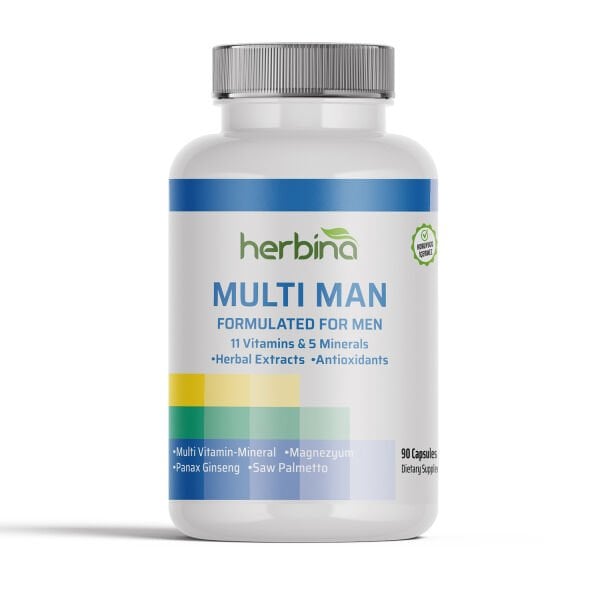 Multi Man Erkeklere Özel Multivitamin Mineral 90 Kapsül