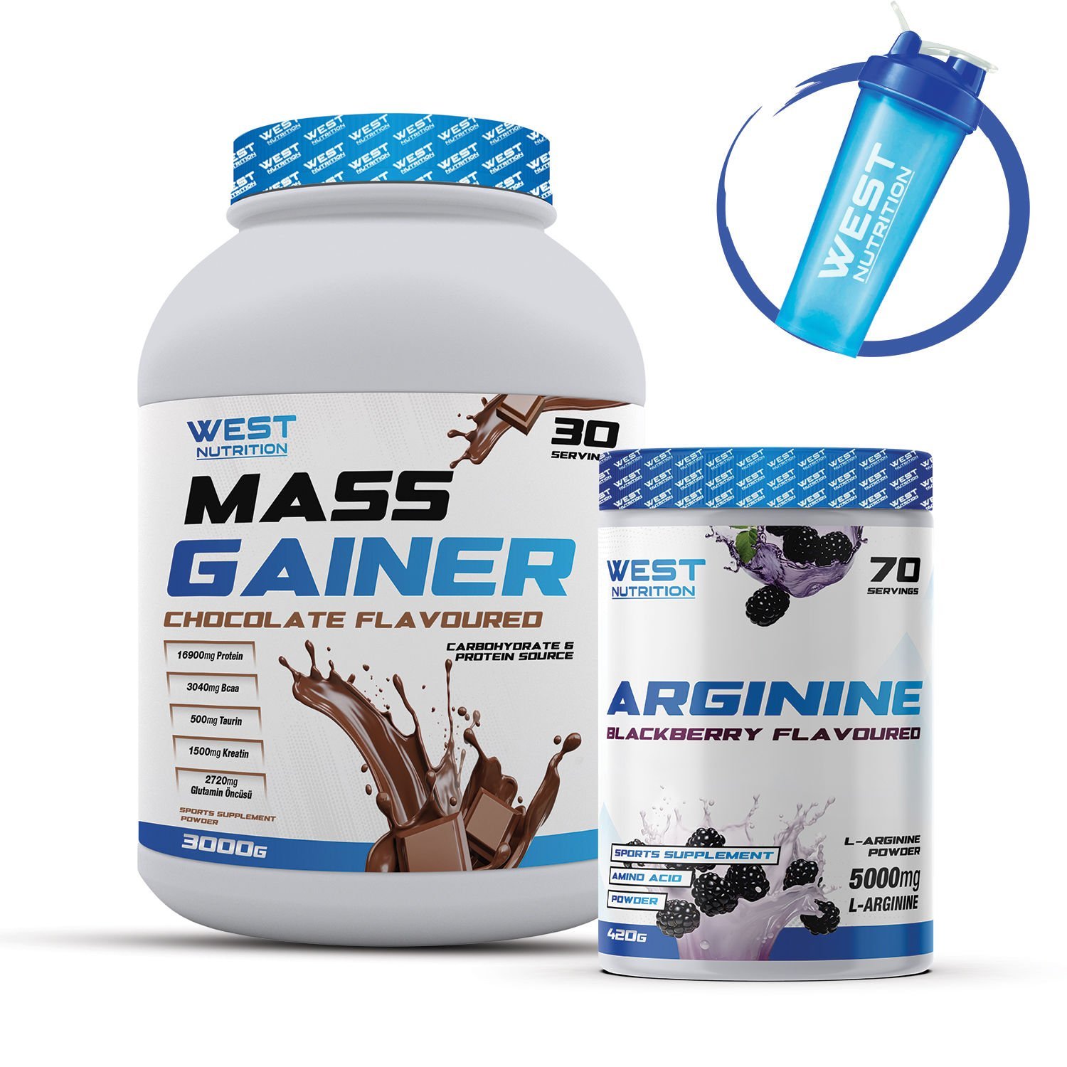 Mass Gainer 3000 gr - L-Arjinin 420 gr Paketi