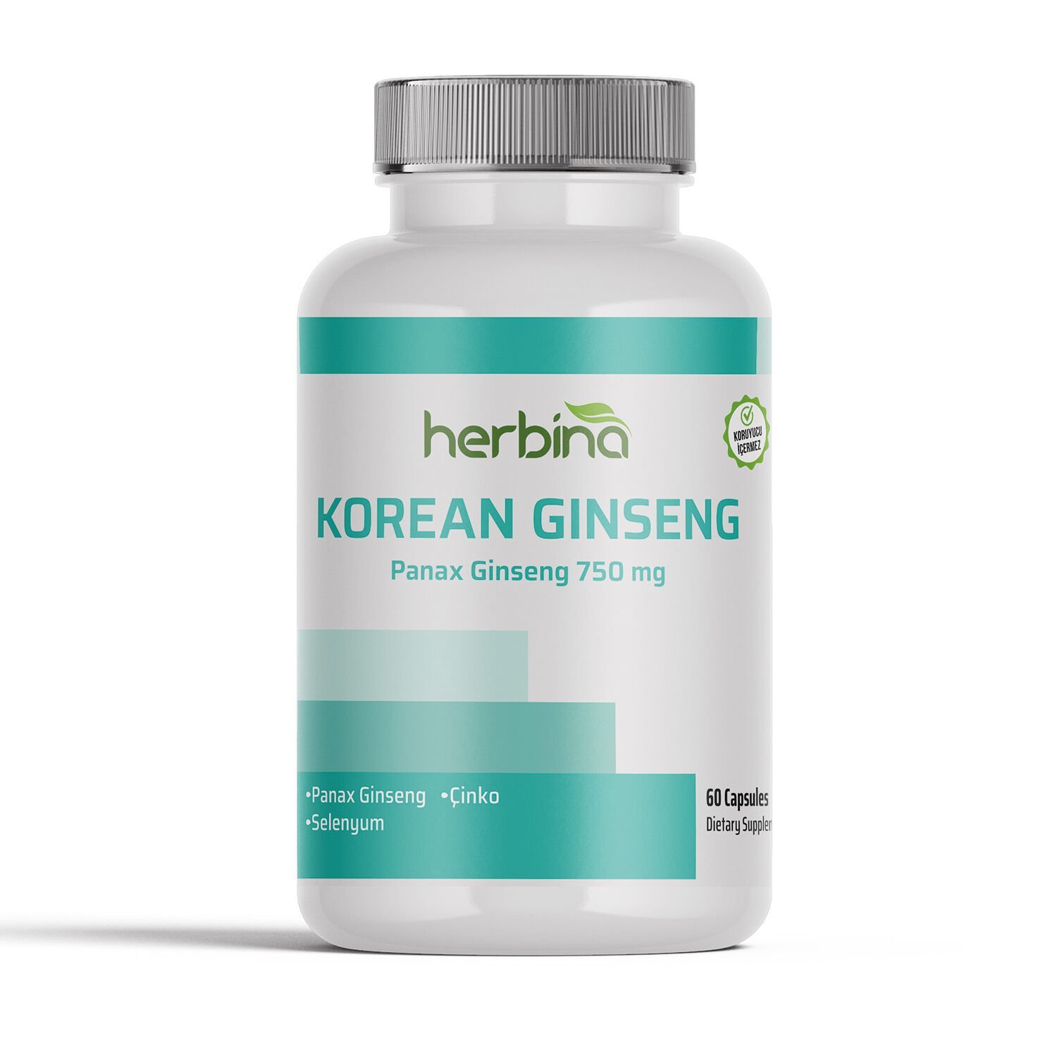 Kore Ginsend (Panax) 60 Kapsül 750 mg