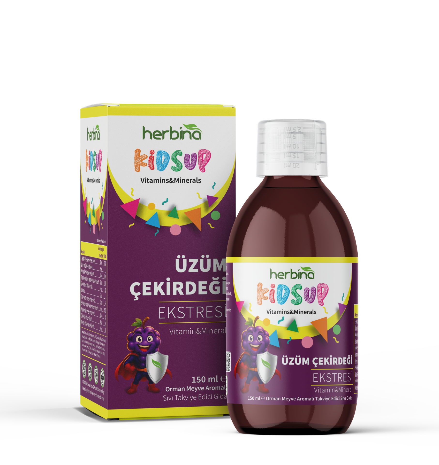 Kids Up Üzüm Çekirdeği Ekstreli Multivvitamin Çocuk Şurubu