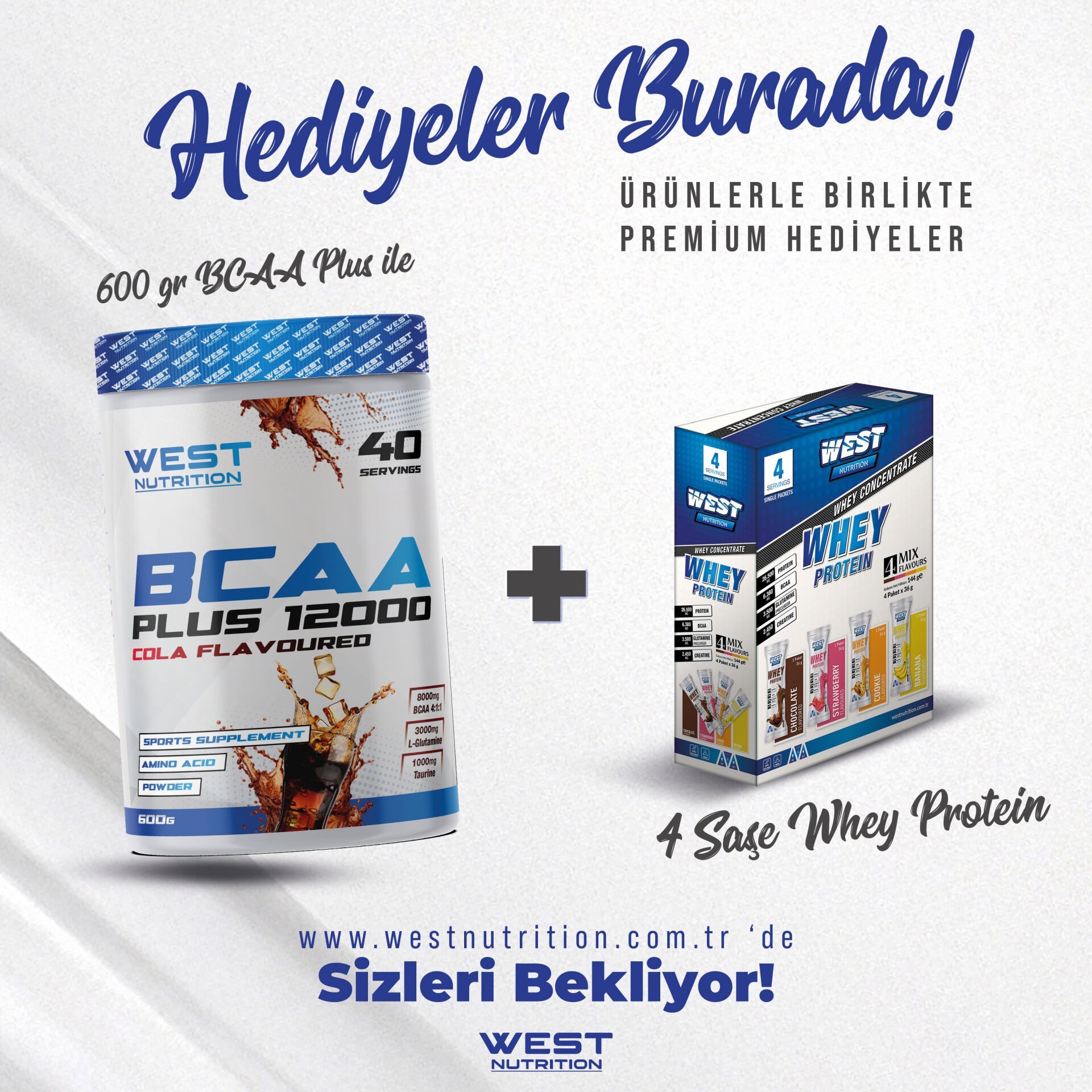 Bcaa Plus 12000 Glutamin Taurin 600 gr (40 Servis)