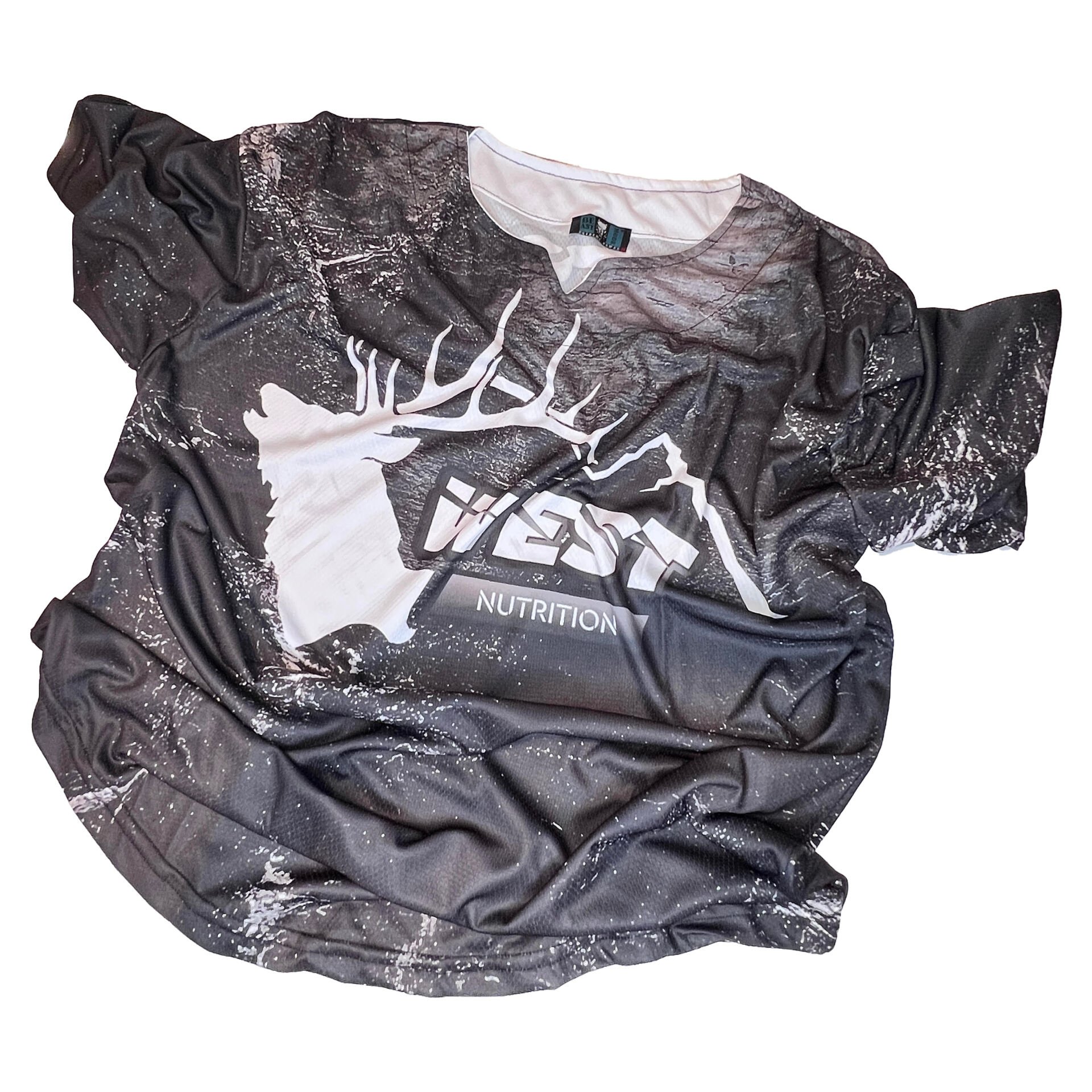 West Nutrition Deer Logo Baskılı T-Shirt L