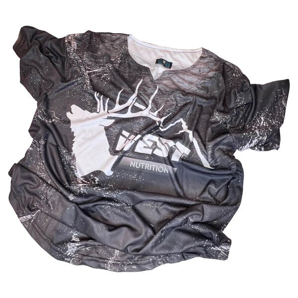 West Nutrition Deer Logo Baskılı T-Shirt L