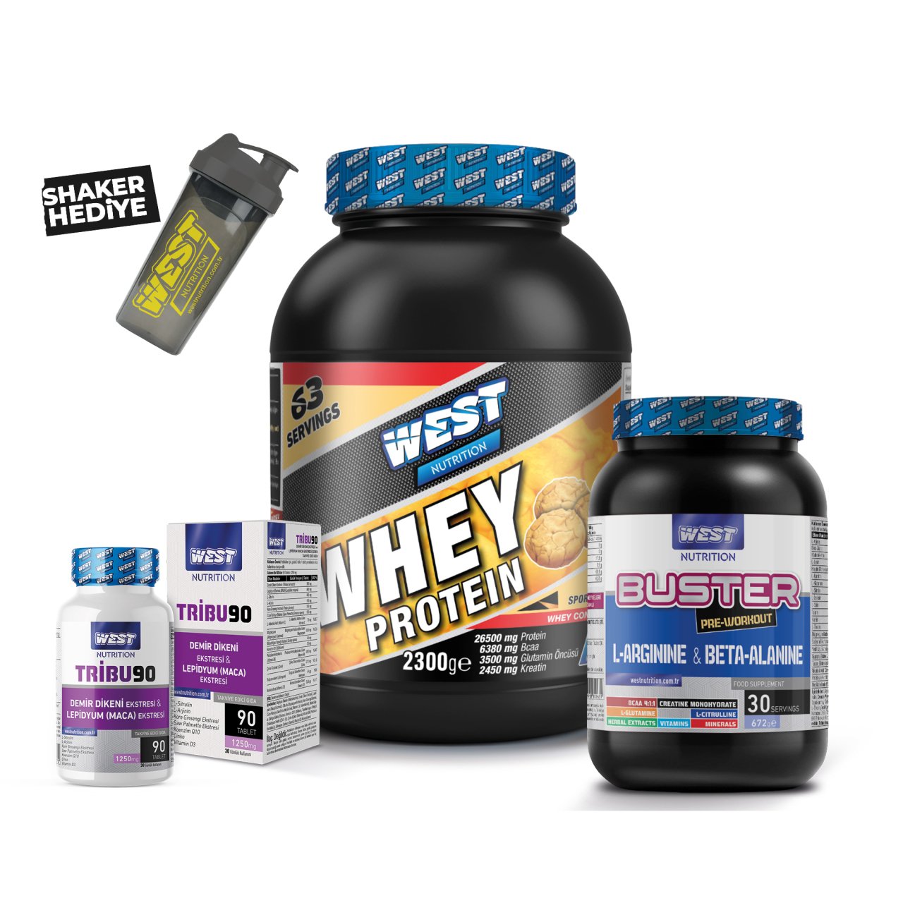 West Nutrition Whey Amino Paket 2 Kurabiye