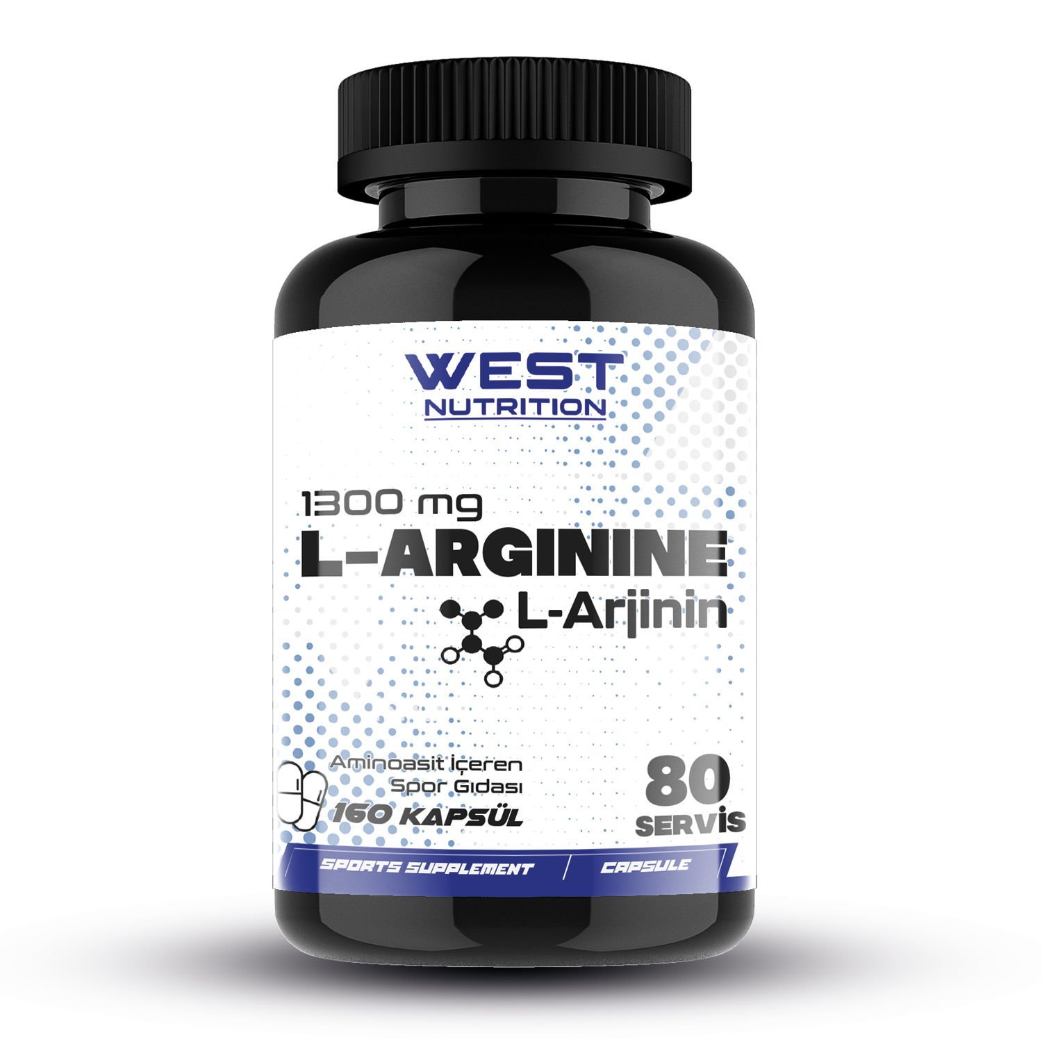 L-Arjinin 1300 (L-Arginine) 160 Kapsül 80 Servis