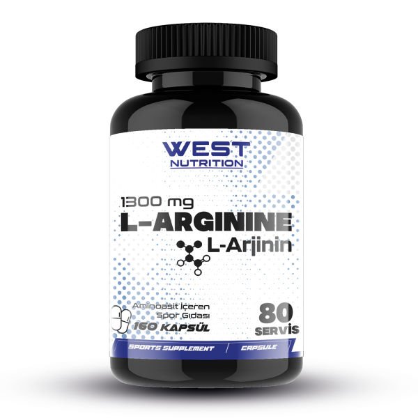 L-Arjinin 1300 (L-Arginine) 160 Kapsül 80 Servis