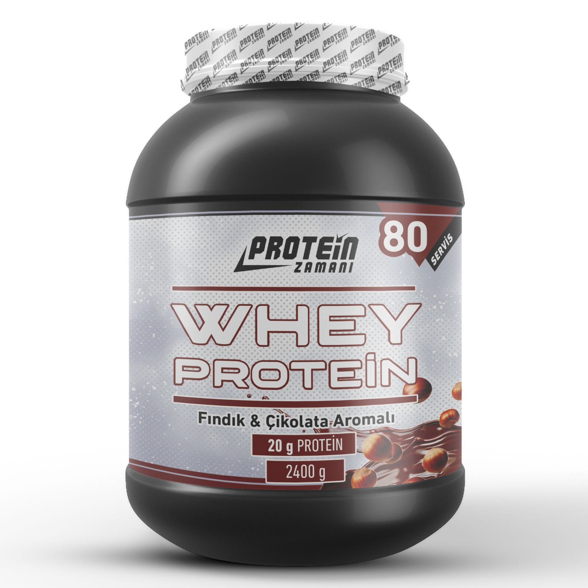Whey Protein Tozu 2400 gr 80 Servis Vanilya&Karamel - 700 ml Shaker