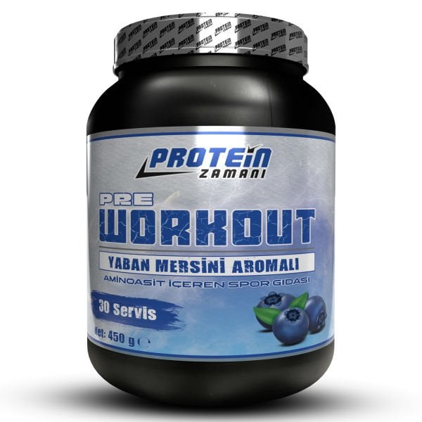 Preworkout 450 gram 30 Servis Yabanmersini Aromalı Tek Servis BCAA Şase