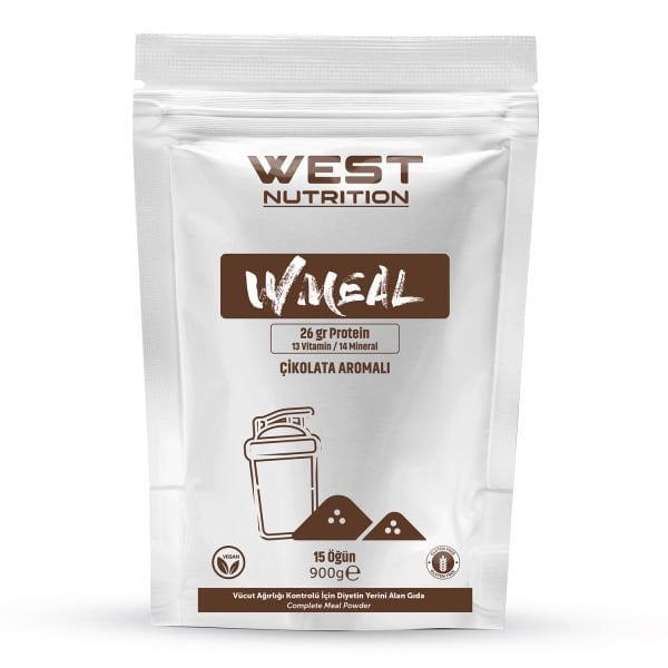 WMEAL Öğün Tozu 900 gr 15 Öğün Çikolata - Tek Servis Whey Protein Tozu