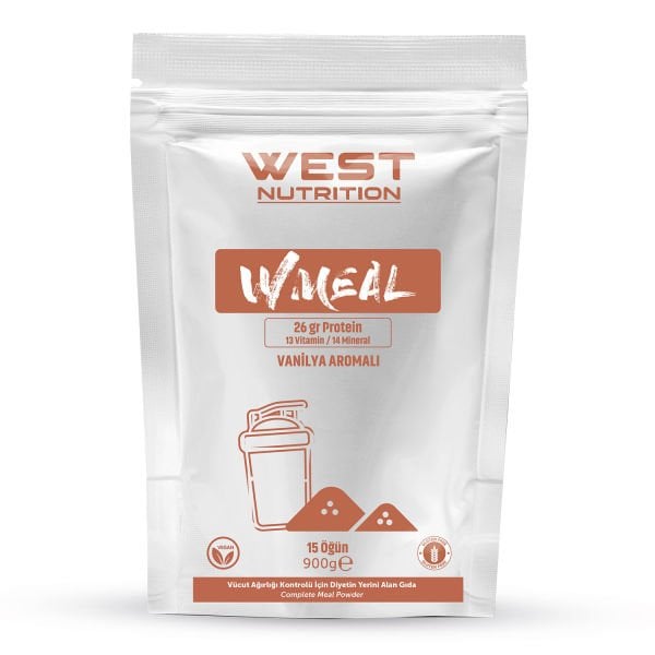 WMEAL Öğün Tozu 900 gr 15 Öğün Çikolata - Tek Servis Whey Protein Tozu