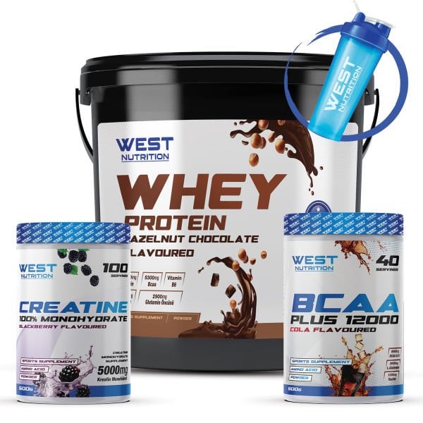 West Nutrition Whey Protein Paket 3 Muz - Kola - Yeşil Elma