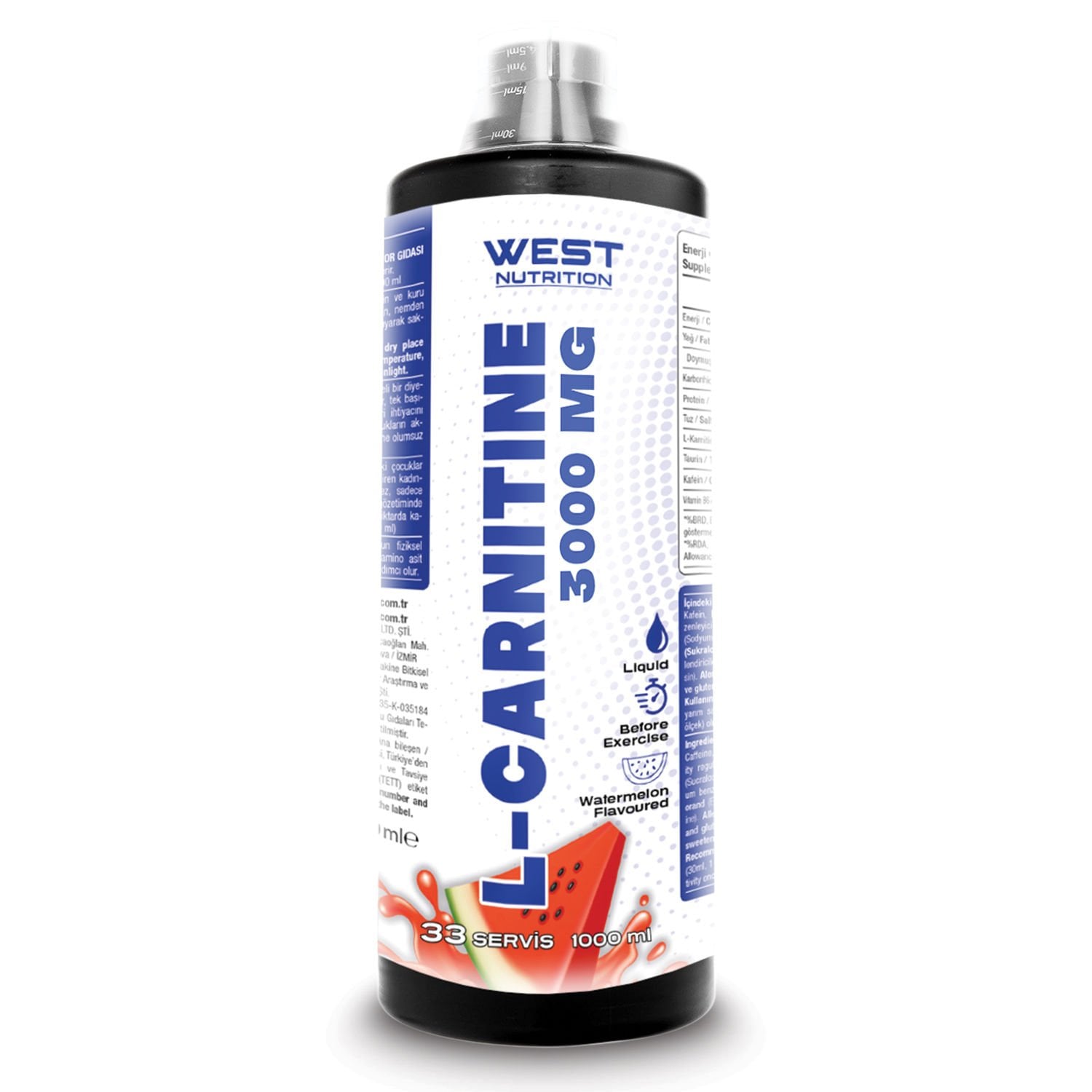 L-Karnitin 3000 mg. 1000 ml 33 Servis
