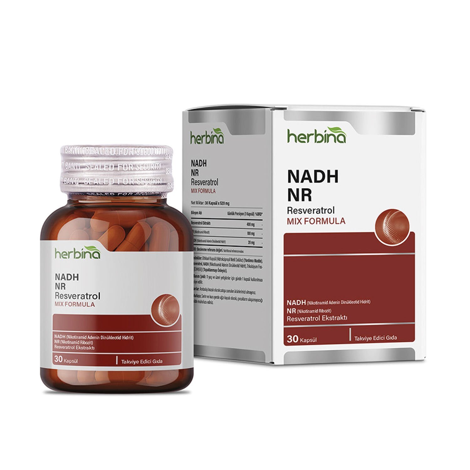 Nadh Nr Resveratrol 30 Kapsül