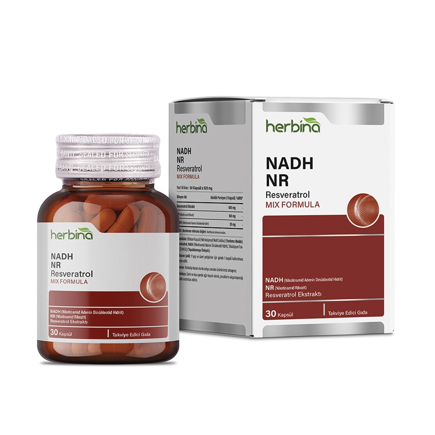 Nadh Nr Resveratrol 30 Kapsül