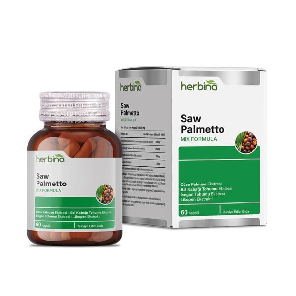 Saw Palmetto Kabak Çekirdeği Isırgan Likopen 60 Kapsül