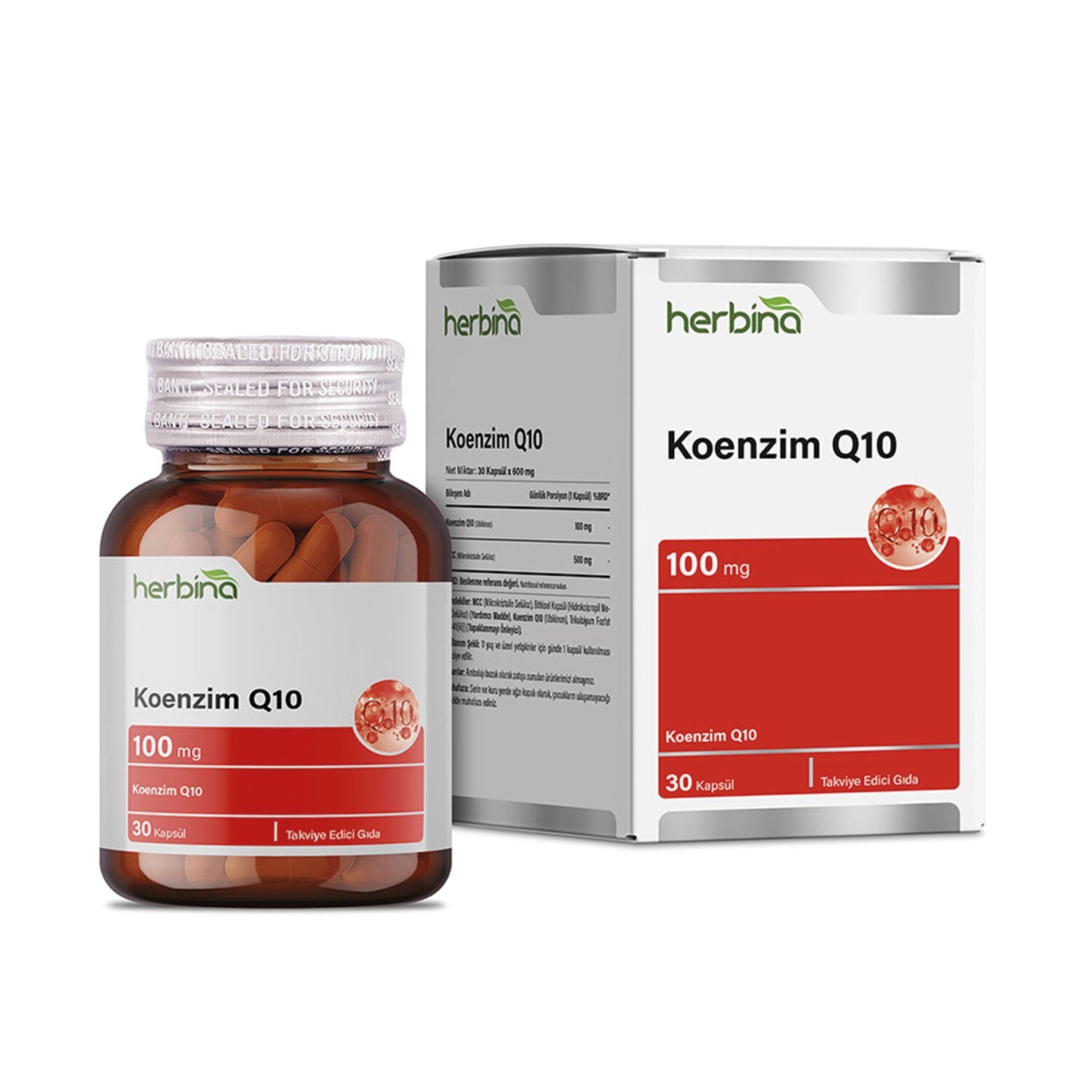 Koenzim Q10 100 mg 30 Kapsül