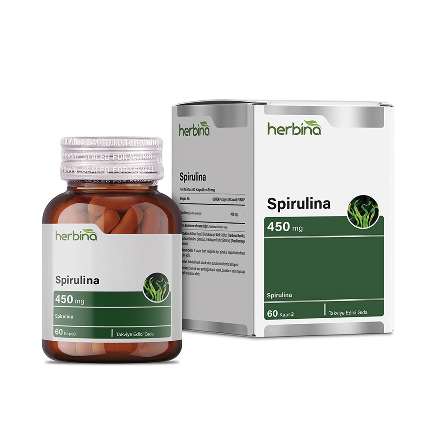 Spirulina 90 Kapsül