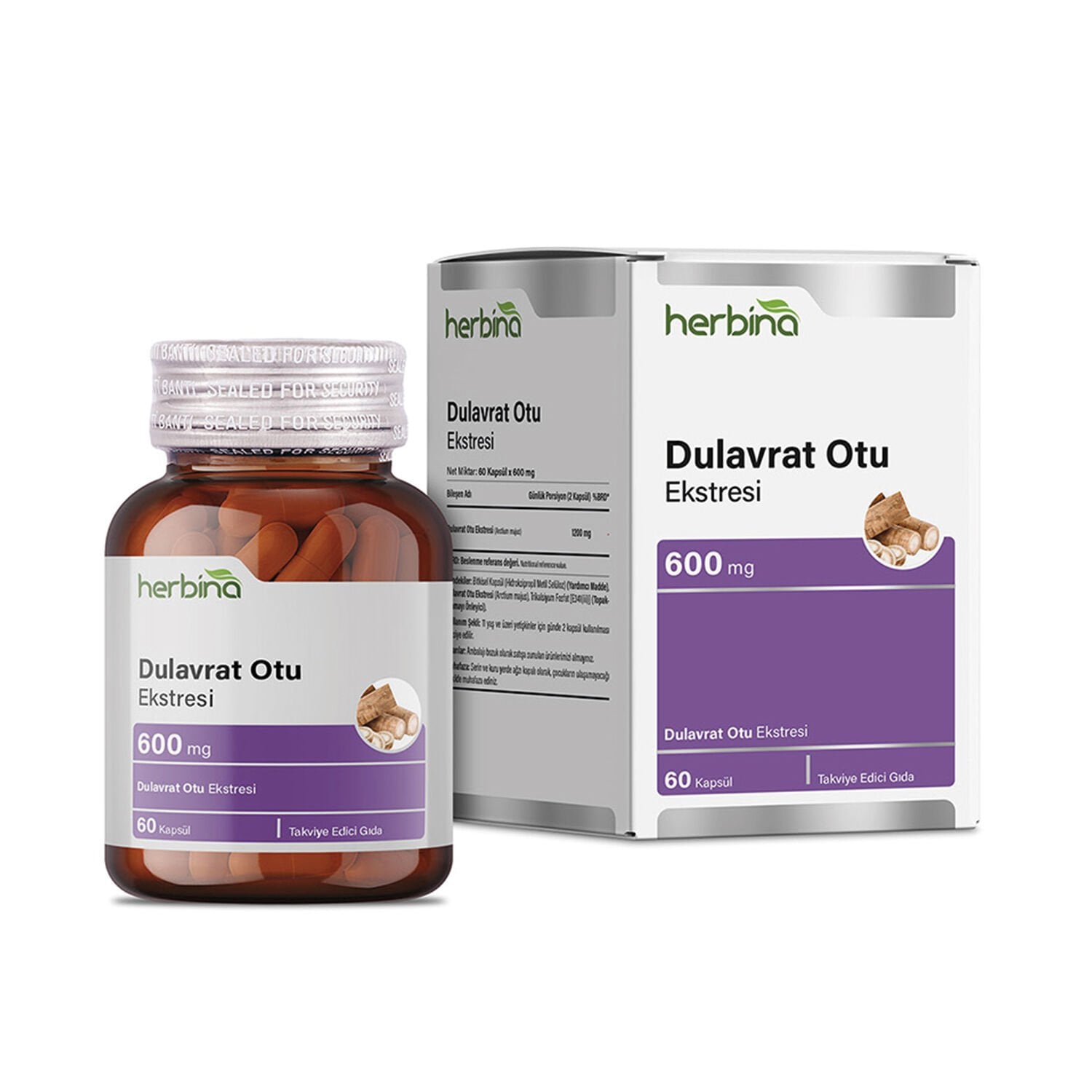 Burdock Dulavrat Otu Ekstresi 60 Kapsül