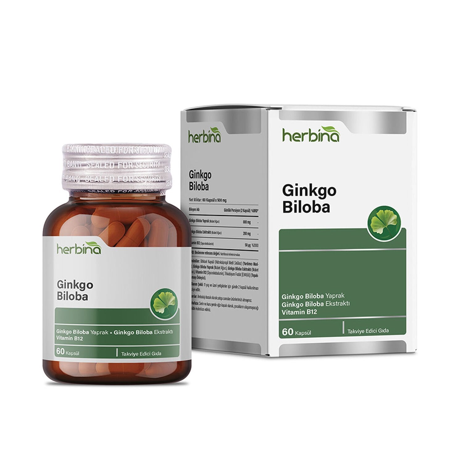 Ginkgo Biloba 60 Kapsül