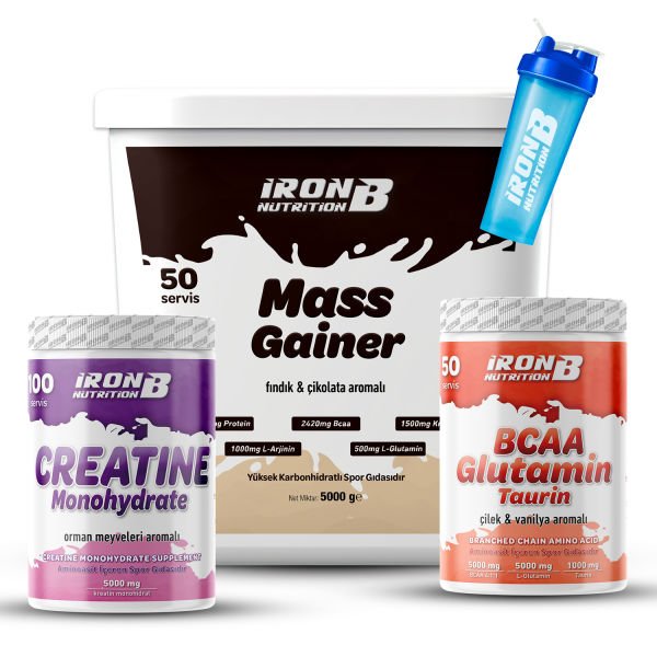 Mass Gainer BCAA Kreatin Monohidrat Paketi