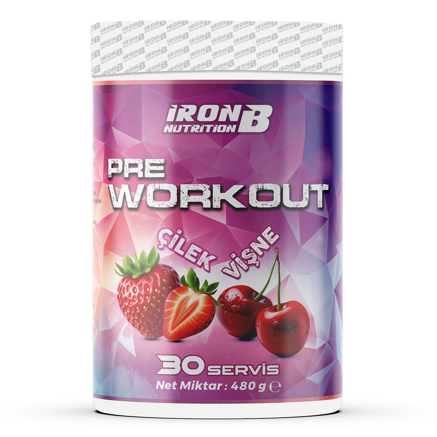 Preworkout 480 gr 30 Servis Vişne&Çilek Aromalı