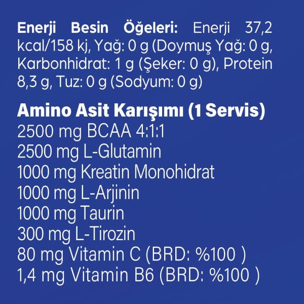 Amino Complex 8300 mg Amino Asit Karışımı Yabanmersini&Limon Aromalı