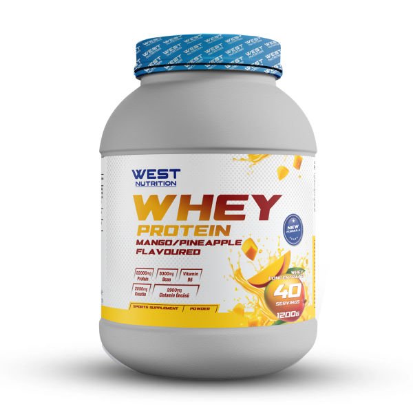 Whey Protein Tozu 1200 gram 40 Servis Mango&Ananas Aromalı
