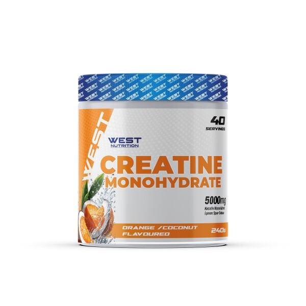 Kreatin Monohidrat 240 gr 40 Servis Portakal&Hindistan Cevizi