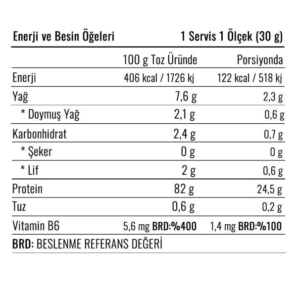 WPEA Bezelye Protein Tozu 300 gr 10 Servis Vegan