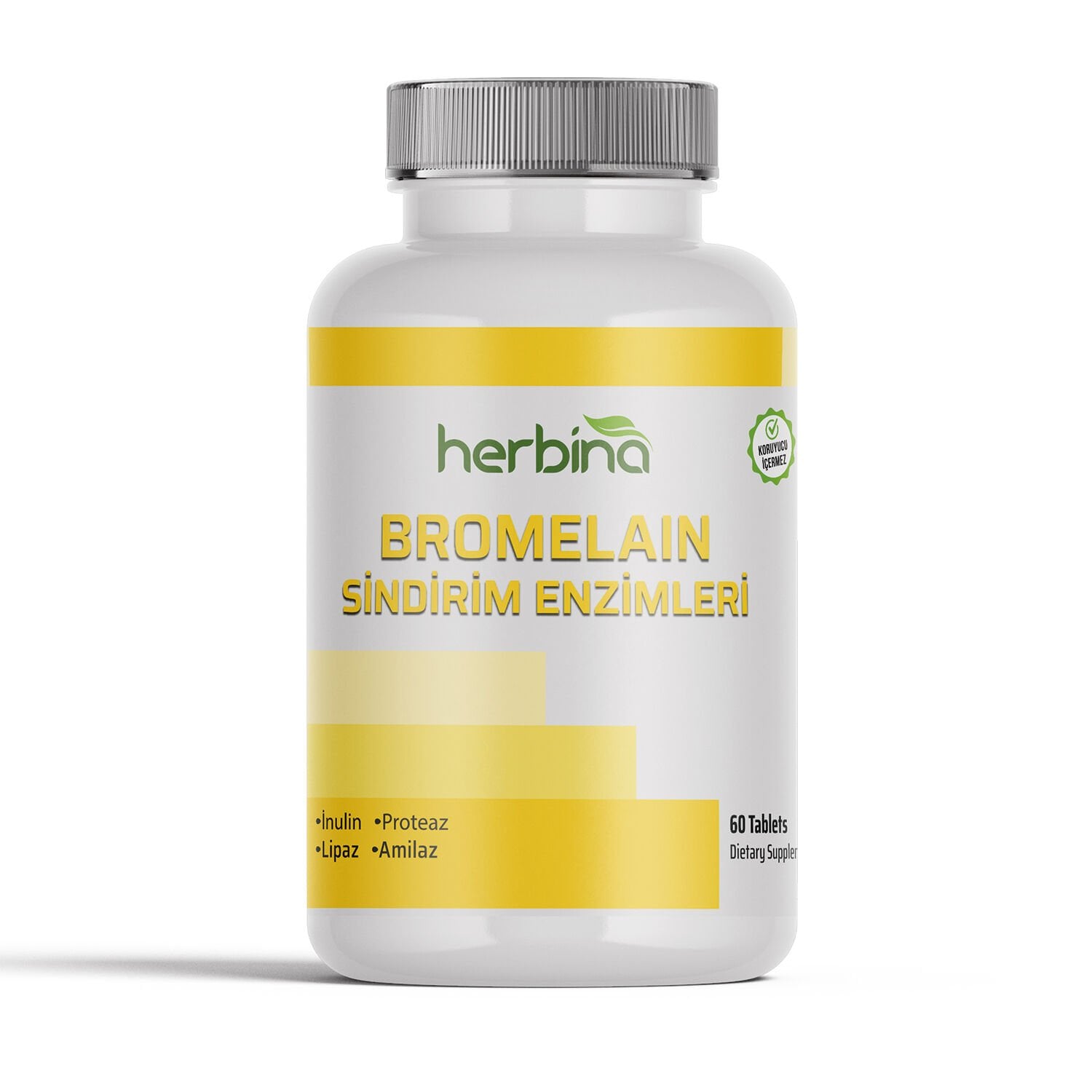 Bromelain Sindirim Enzimleri 60 Tablet