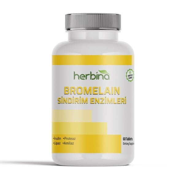 Bromelain Sindirim Enzimleri 60 Tablet