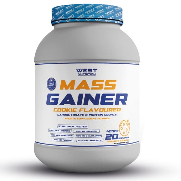 Mass Gainer Karbonhidrat Tozu 4000 gr Kurabiye Aromalı