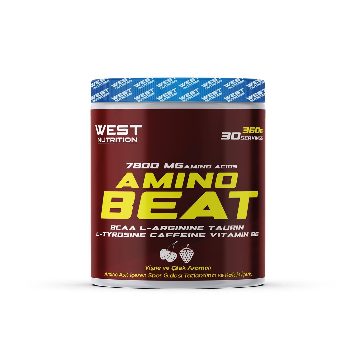 AMİNO BEAT BCAA L-Arjinin Kafein Tirozin 360 gr 30 Servis Vişne&Çilek Aromalı